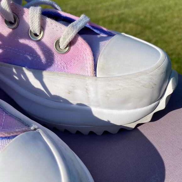 Converse Run Star Hike Storm Pink Hi  Platform Sneaker Shoe Women's Sz: 9.5 - Picture 8 of 16